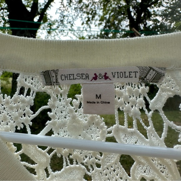 Chelsea and violet zip up lace cardigan - Picture 2 of 5